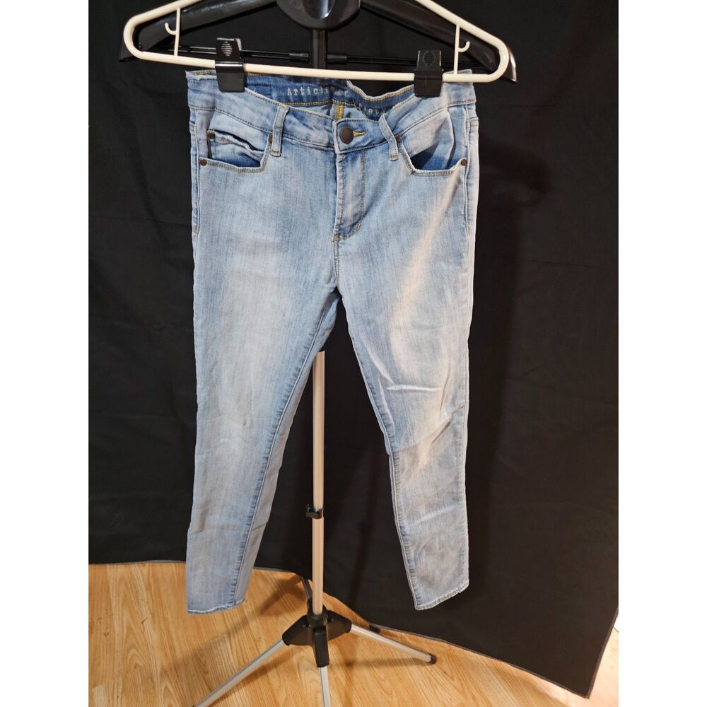 Articles of Society Ankle Skinny Jeans in Light Indigo Denim